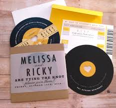 Music Lovers A Retro Record 1950s Rockabilly Lp Diecut Etsy Music Themed Wedding Music Themed Wedding Invitations