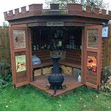 Outdoor bar ideas, outdoor bar ideas diy an enclosed gazebo will provide shade and an bug free backyard environment for entertaining. 50 Pub Shed Bar Ideas For Men Cool Backyard Retreat Designs