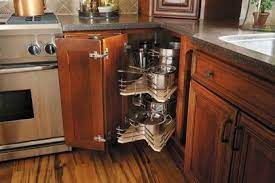 Shop from wine & bar cabinets, like the wine barrel wall wine bar or the south shore vietti bar cabinet with bottle storage and drawers, while discovering new home products and designs. Starmark Cabinetry Square Base Corner With Revolving Slide Shelf Shelf Baskets Pull Out And Kitchen Cabinets Online Kitchen Cabinets Kitchen Bathroom Remodel