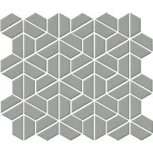 Tory Light Grey Porcelain Mosaic Wall and Floor Tile