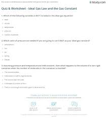 A gas occupies 4.31 liters at a pressure of 0.755 atm. Ideal Gas Law Ii Worksheet Printable Worksheets And Activities For Teachers Parents Tutors And Homeschool Families