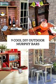 9 Cool Diy Outdoor Murphy Bars For Refreshing Outside Shelterness