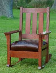 Stickley Inspired Oak Mission Style Rocking Chair Made By An American Craftsman Love It Craftsman Furniture Craftsman Style Furniture Mission Style Furniture