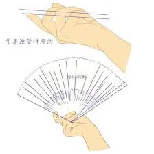 绘画学习 给大家分享一组手部握着筷子 扇子的姿势绘制参考 举一反三 可将手中物体换成其他东西 收了练习 分享自 photoshop大师之路 俺们都是设计师 drawing reference hand fan drawings