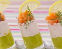 Recette De Verrines De Mousse D Avocat Et Saumon Fume Recette Mousse Avocat Recette Verrine Recettes De Cuisine