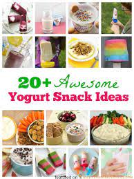 20 Awesome Yogurt Snack Ideas Inspiration Laboratories Yogurt Snacks Snacks Easy Meals For Kids