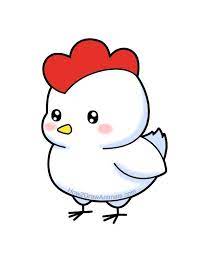 How to draw a chicken, step by step, drawing guide, by puzzlepieces. Cartoon Chicken Cute Cartoon Drawings Cute Doodles Cartoon Drawings Of Animals