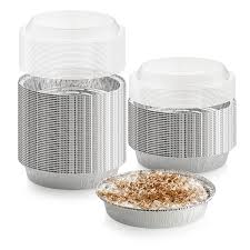 Thanks to the strong seal provided by this disposable cookware's lid, you won't have to worry about food spilling out on your way to a . Amazon Com 40 Pack Of 7 Inch Round Foil Pans With 40 Dome Lids Disposable Aluminum Foil Cake Trays Freezer Oven Safe For Baking Cooking Storage Reheating Home Kitchen