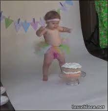 Chocolate cupcake birthday animated gif. Funny Or Die Funny Gif Funny Babies Laugh