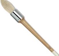 Pincel Cerda Natural para Decoração