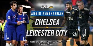 Chelsea are slight underdogs but have beat city in their last two premier league champions city are the favourites and are bidding to win the competition for the first time in their history while victory would also wrap up a. Prediksi Chelsea Vs Leicester City 13 Januari 2018 Bola Net