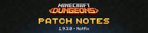 Maybe an item that takes a nether star so as to make it an end game form. Minecraft Dungeons Patch Notes Home