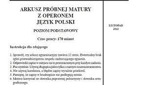 Uczniowie pytają, cke tłumaczy zasady matury 2021. Probna Matura 2015 Operon Jezyk Polski Odpowiedzi