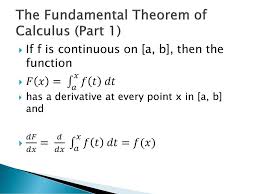 1965 ftc part 1 of 11. Fundamental Theorem Of Calculus Ppt Download