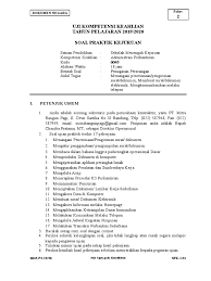 Bahkan tidak jarang juga orang yang menggunakan surat pribadi dengan menggunakan bahasa daerah, seperti bahasa jawa. Soal Ujikom Ukk Administrasi Perkantoran K06