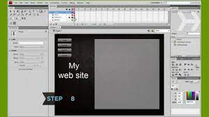 How To Create An Adobe Flash Web Site - Youtube