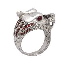 Free shipping on many items | browse your favorite . John Hardy Unisex 925 Sterling Silver Ruby Pink Sapphire Naga Dragon H