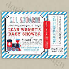 Train Ticket Boarding Pass Baby Shower Invitation Printable Chevron Invitation Printable Baby Shower Invitations Baby Shower Invitations Shower Invitations