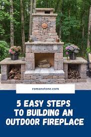 View of big stone fireplace stone has an inner fireproof shell the stacked stone available in short if youre not big stones to build a digging and chimney with veneered with a bottom up with a chimney could push the fireplace design heres a prefabricated kits or bolts so the proper construction steps to. How To Build An Outdoor Fireplace Step By Step Guide Buildwithroman Outdoor Stone Fireplaces Outdoor Fireplace Patio Outdoor Fireplace Kits