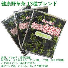 楽天市場 御万人 命宝茶 100包入り 13種のブレンド健康茶 ブレンド茶 ブレンドティー ドクダミ グァバ 秋ウコン 他 沖縄情報館