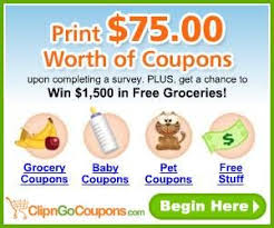 Free Grocery Coupons Take A Survey Get Coupons Simple As That Clip N Go Coupons Offers Surfers Great Coupons For Such Pr Grocery Coupons Print Coupons Free Printable Coupons