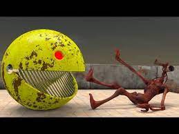 Robot Pacman Vs Siren Head The Battle Youtube In 2021 Pacman Battle Siren
