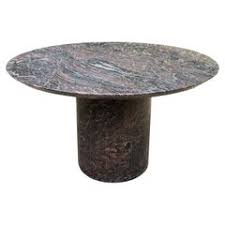 Round dining table ideas such as those in the images presented here are extremely trendy in appearance and are available in plenty of colors and styles. Granite Dining Room Tables 66 For Sale At 1stdibs
