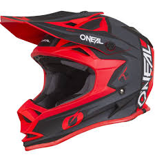 Costruzione di coperture leggero in fibra di vetro progettazione di visiera regolabile più sfiati sovradimensionati in tutto casco gomma posatoio naso guardia ultra. Casco Da Cross O Neal 7 Series Strain Red 2019 Casco Cross