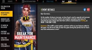Why Free Fire Is Not Opening Today After Update Garena Free Fire Server Down On 12 August Full Details Of Maintenance Break Time