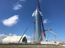 An aerial view of spacex's starship mk1 prototype, seen during elon musk's starship update in south texas on sept. Spacex Starship Won T Undergo Medium Altitude Hop Before Mid August
