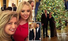 The outgoing first daughter, 27, announced the couple's engagement via instagram on tuesday, january. Tiffany Trump S Boyfriend Michael Boulos Brings His Parents To The White House Daily Mail Online