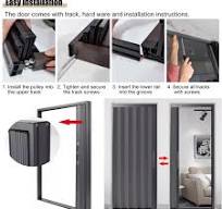 Amazon.com - Track Folding Door with Hardware Kit and Lock ...
