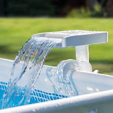 Intex Multi Color Led Waterfall Cascade Doheny S Pool Supplies Fast Pool Supplies Multi Color Led Intex