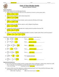 Study flashcards on chemistry unit 5 test at cram.com. Test Study Guide Answer Key Liberty Union High School District