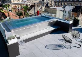 Guide complet sur la piscine hors sol. Piscine Inox Hors Sol Sur Terrasse Modern Pools Bordeaux Von Steel And Style Piscines Et Spas Houzz