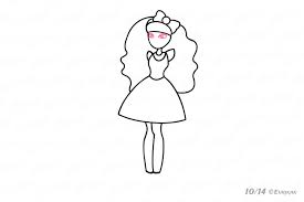 Aprende a dibujar con este dibujo de vestido paso a paso Para Dibujar Una Muneca Tienda Online De Zapatos Ropa Y Complementos De Marca
