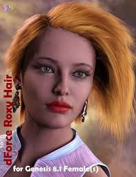 dForce Roxy and Andy Hair For Genesis 8.1