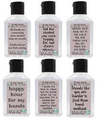1 Funny Sayings Travel Sized Hand Sanitizers Lucky Flowers