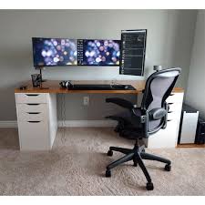battle station dump pc master race post home office design home office setup best ergonomic office chair
