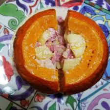 Potimarron Farcis Au Bacon Potimarron Alimentation Recettes De Cuisine