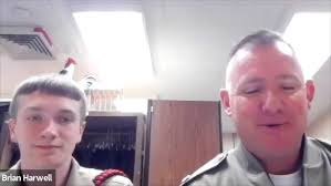 SHS NJROTC preps for the Shelton Car Show Off during Forest Festival