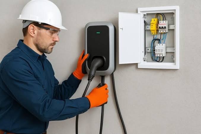 Professional EV charger installation on Blackheath residential property