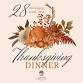 Thanksgiving Dinner at Juniper Preserve