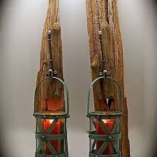 Wall candle sconces are those tarnished brass things that have hung in your grandma's living room for centuries. Driftwood Sconce With Turquoise From Beachdazzled On Etsy Quick
