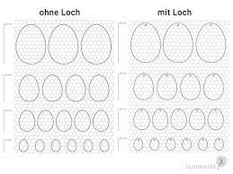 Bart muster schablonen fische schablonen ausdrucken. Einfache Eier Silhouetten Mit Und Ohne Loch 4 Verschiedenen Grossen