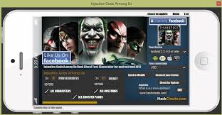 Injustice Gods Among Us Hack Cheat Tool Generator For Android And Ios Injustice Cheating Hacks