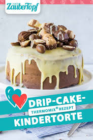 kinderschokolade torte als drip cake rezept fur den thermomix rezept kinderschokoladen torte rezept kinder schokolade kuchen und torten rezepte