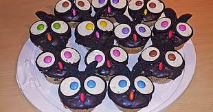 Eulen Muffins Von Vubub Chefkoch Rezept Eulenmuffins Kuchen Kindergeburtstag Katzen Kuchen