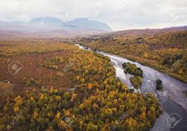 Norrbotten county from mapcarta, the open map. Aerial Sunny Fall Autumn View Of Abisko National Park Kiruna Stock Photo Picture And Royalty Free Image Image 150184252