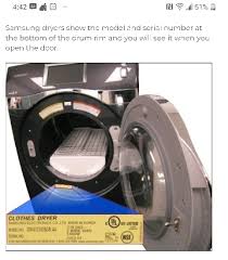 The app is available for download on both android and ios. Where Is The Model Number On A Samsung Dryer Quora